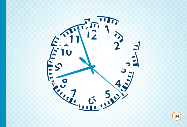 Shattered clock