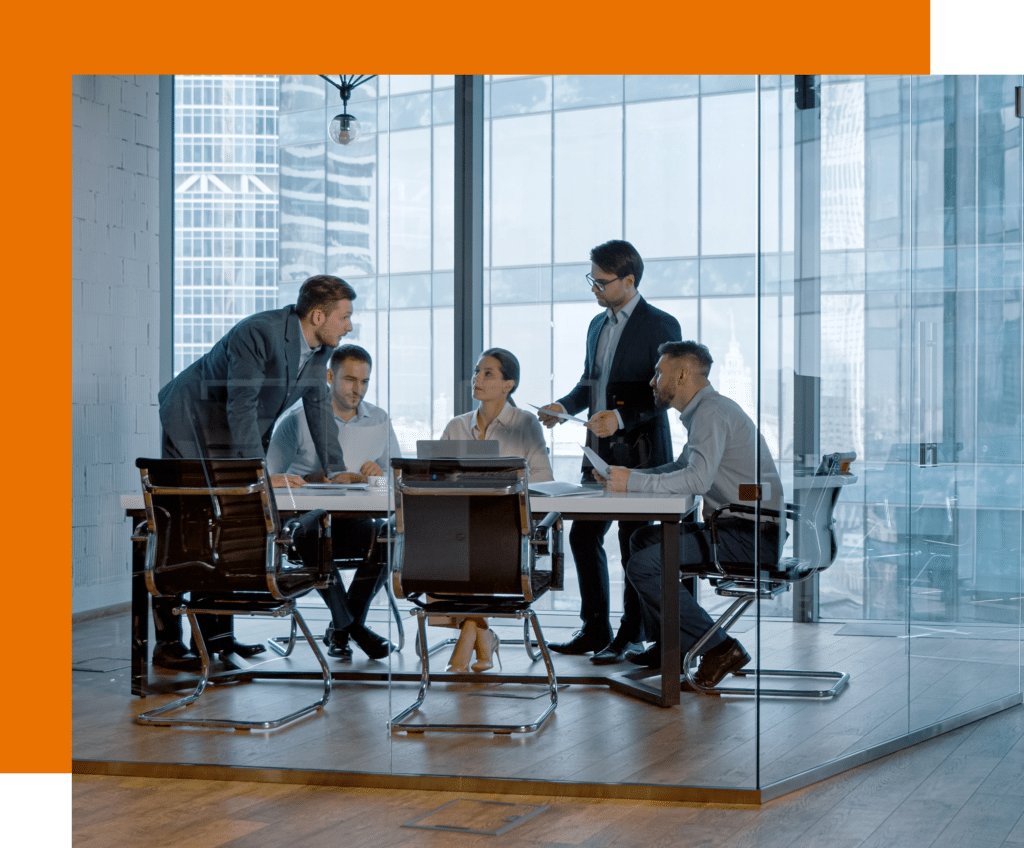 People meeting in a conference room