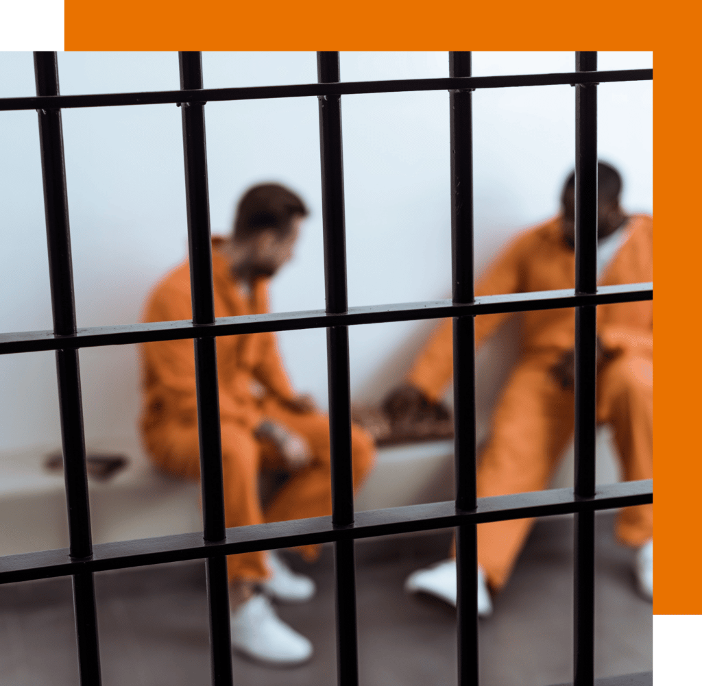 Inmates in a Jail Cell